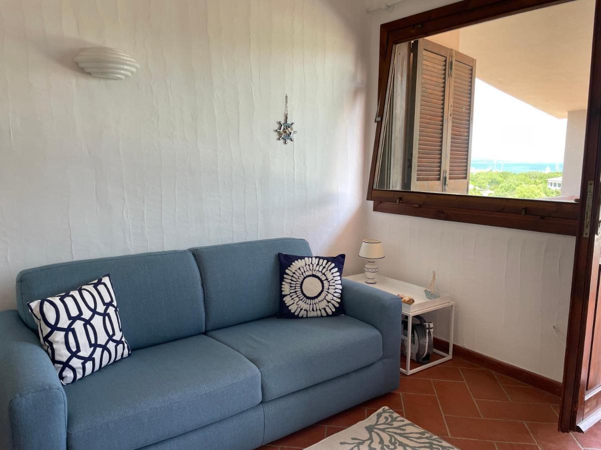 Splendida Vista Mare Zona Centrale Porto Rotondo Posto Auto Privato エクステリア 写真