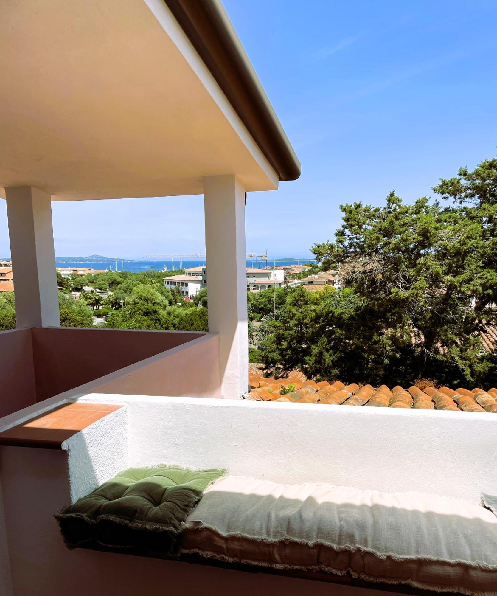 Splendida Vista Mare Zona Centrale Porto Rotondo Posto Auto Privato エクステリア 写真
