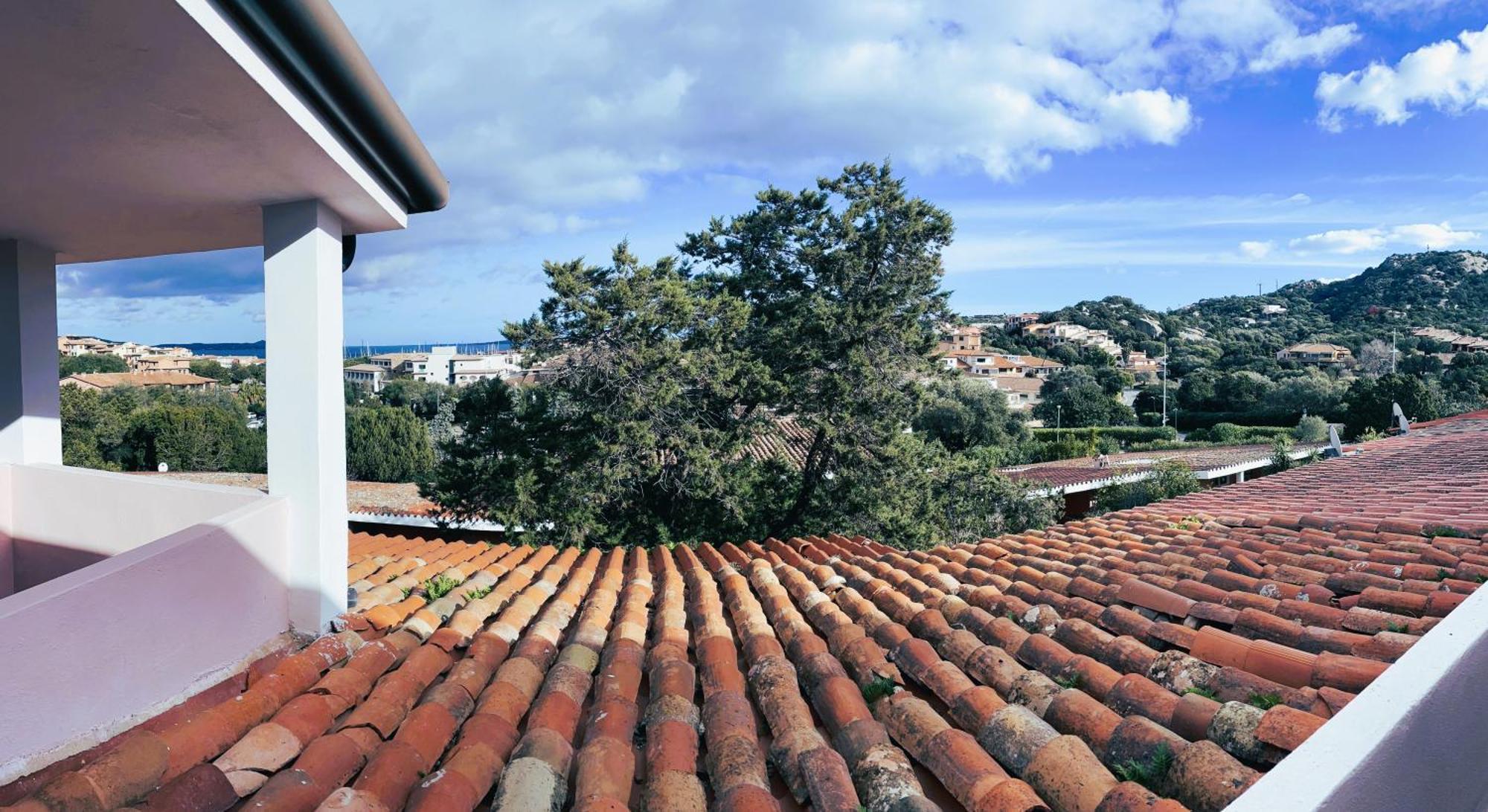 Splendida Vista Mare Zona Centrale Porto Rotondo Posto Auto Privato エクステリア 写真