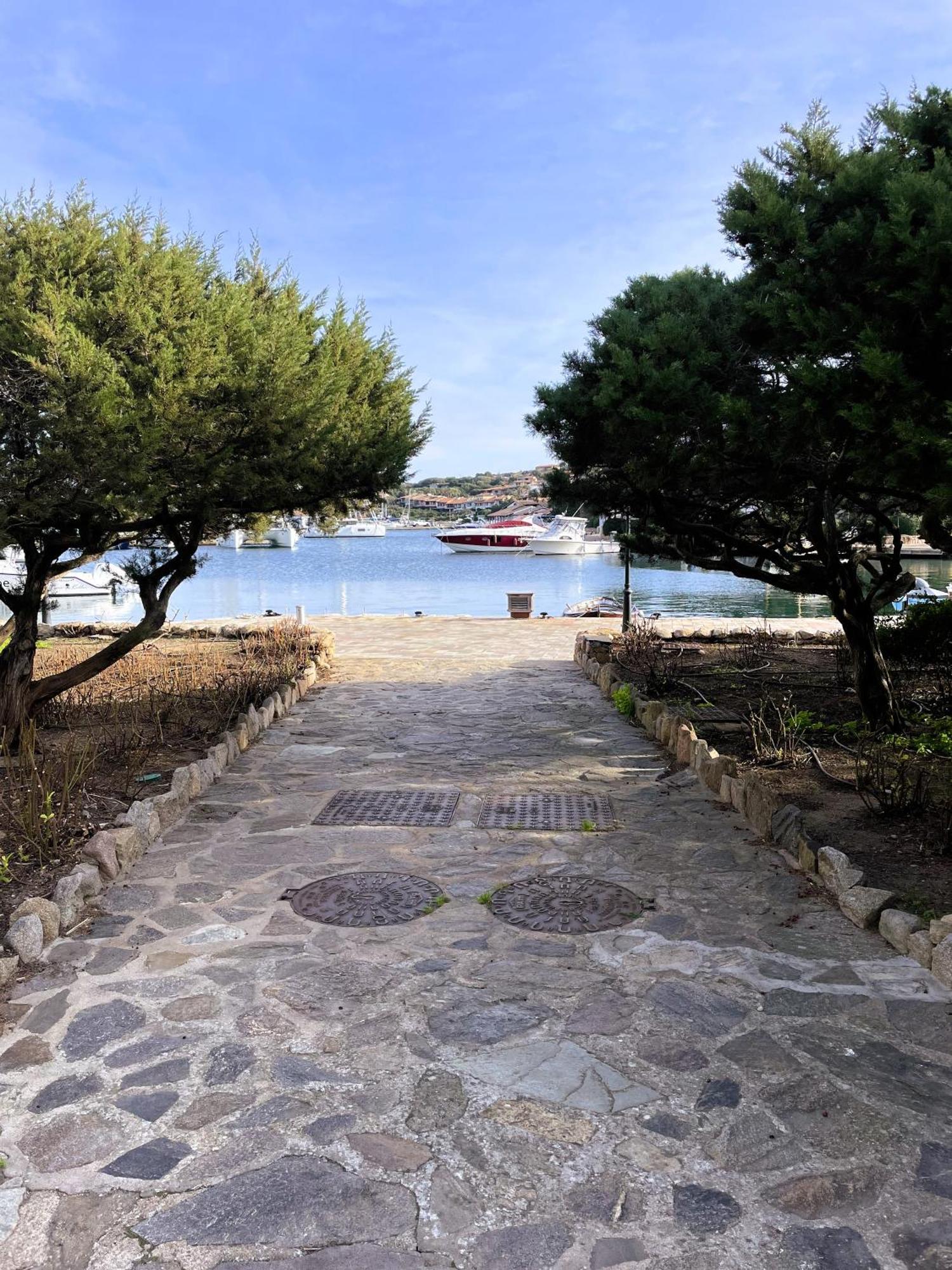 Splendida Vista Mare Zona Centrale Porto Rotondo Posto Auto Privato エクステリア 写真