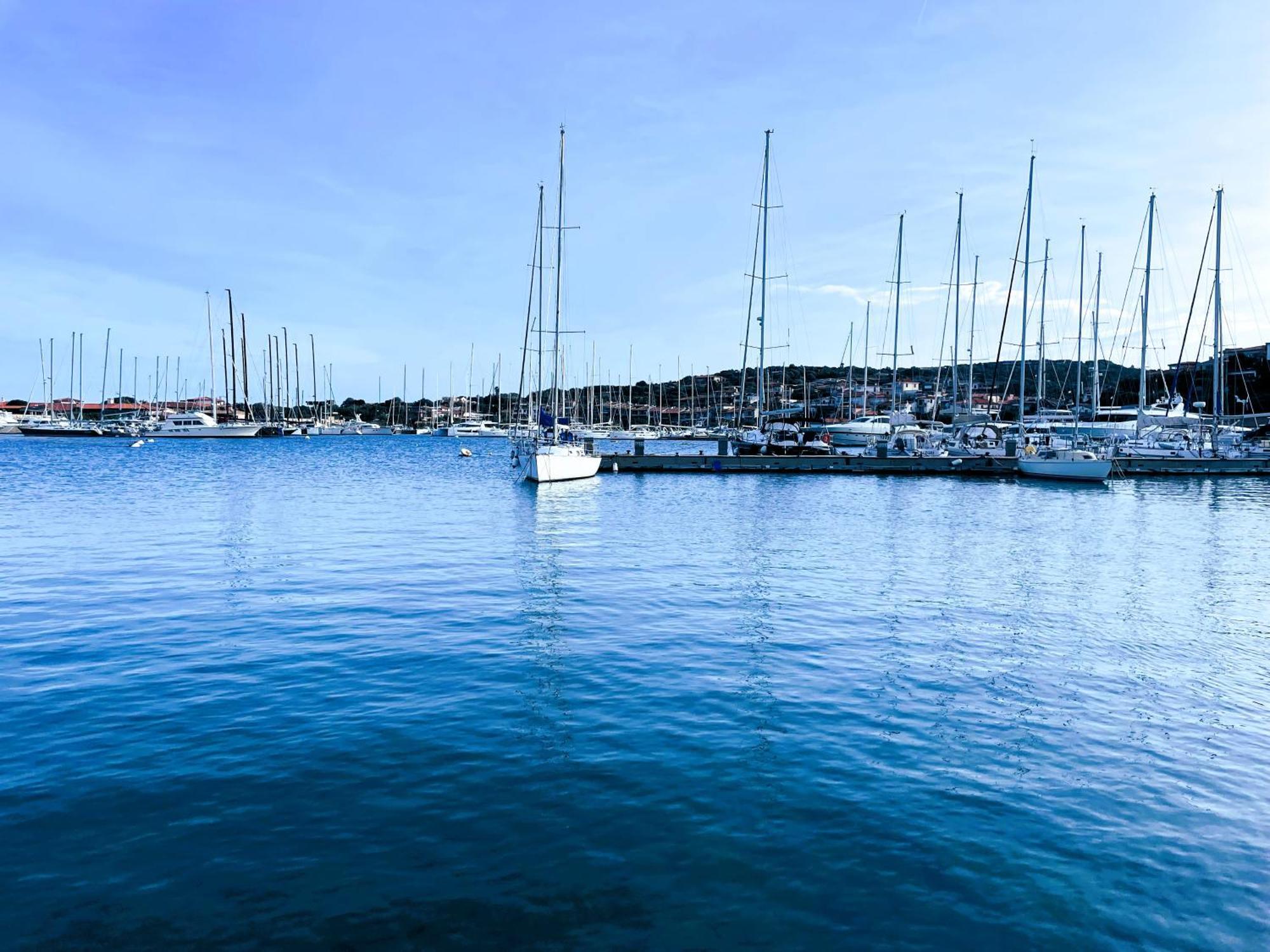 Splendida Vista Mare Zona Centrale Porto Rotondo Posto Auto Privato エクステリア 写真