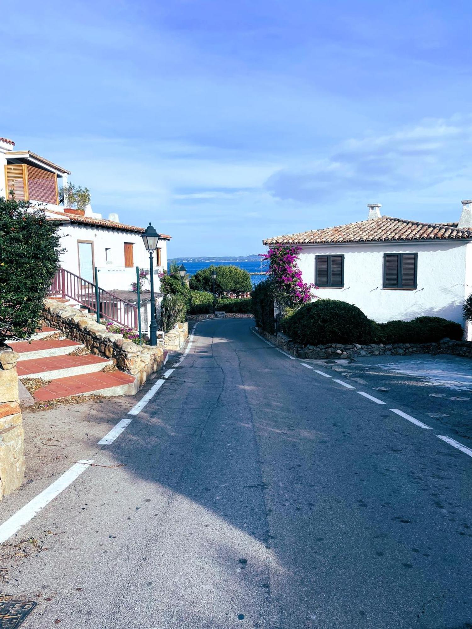 Splendida Vista Mare Zona Centrale Porto Rotondo Posto Auto Privato エクステリア 写真