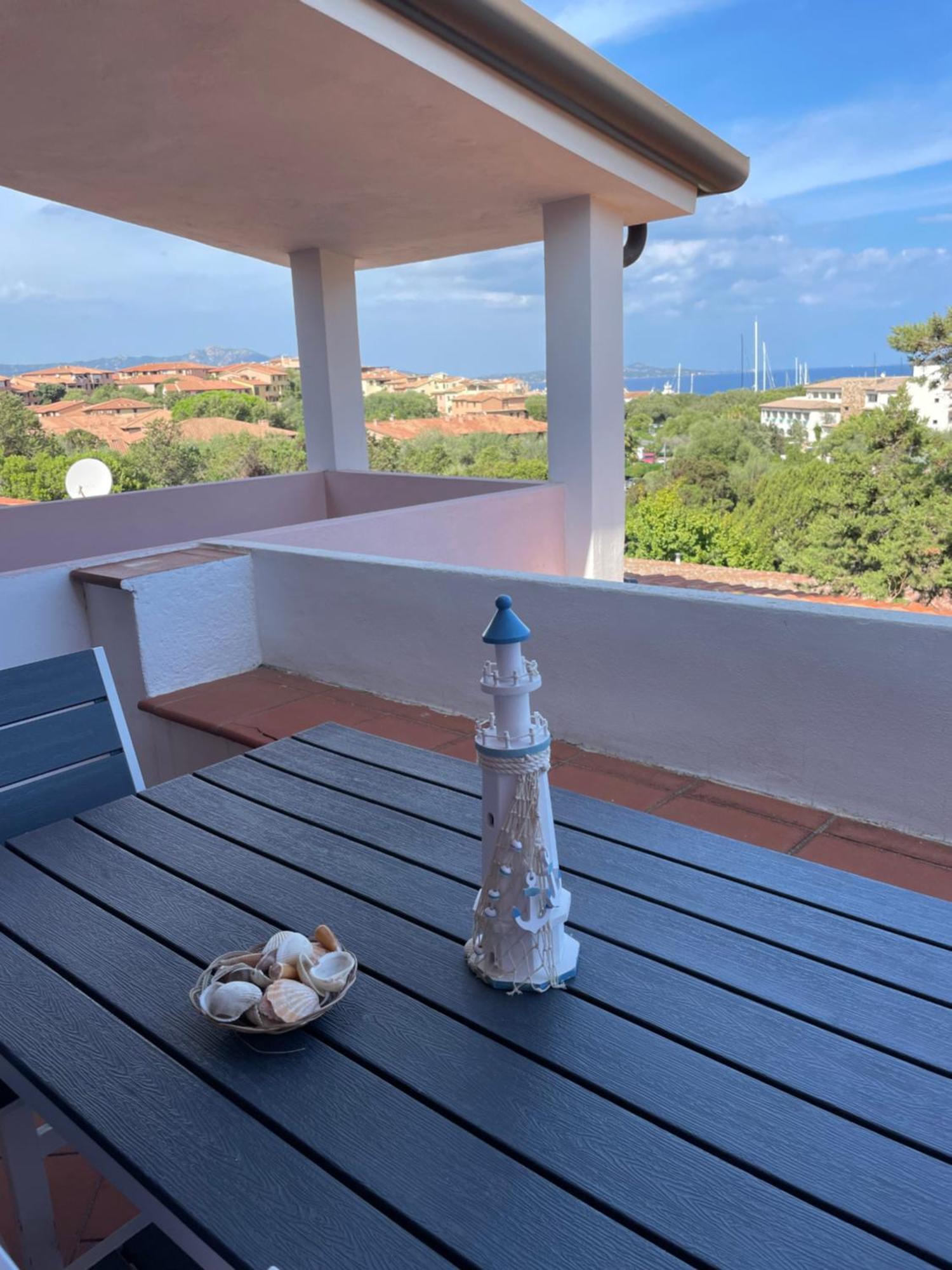 Splendida Vista Mare Zona Centrale Porto Rotondo Posto Auto Privato エクステリア 写真